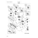 Frigidaire FFGC3626SSB burners diagram