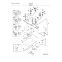Frigidaire FFGF3024SSA burner diagram