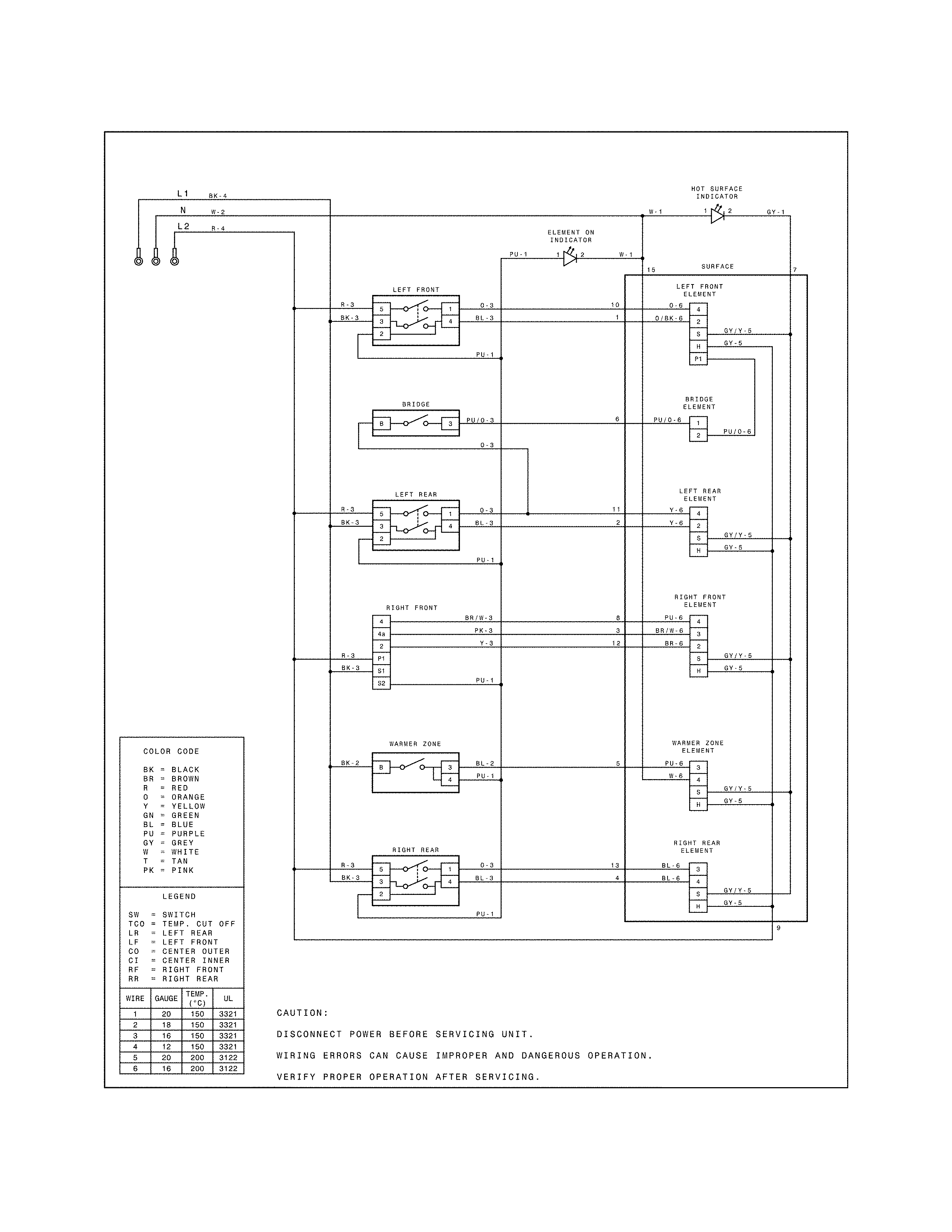 Frigidaire FPEH3077RFB wiring diagram diagram