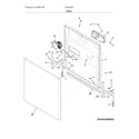 Frigidaire FFBD2404NS8C door diagram