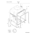 Frigidaire FFBD2404NS8C tub diagram