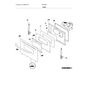 Crosley CRE3530PWD door diagram