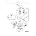 Crosley CDBEH950SW0A motor & pump diagram