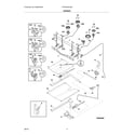 Frigidaire FFGF3053LSM burner diagram