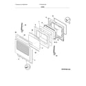Frigidaire FFGF3053LSM door diagram