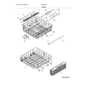 Frigidaire FGBD2438PW9B racks diagram