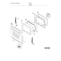 Frigidaire FFGF3017LWH door diagram