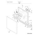 Frigidaire FFBD2412SB0A door diagram