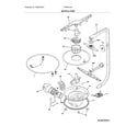 Frigidaire FFBD2412SW0A motor & pump diagram