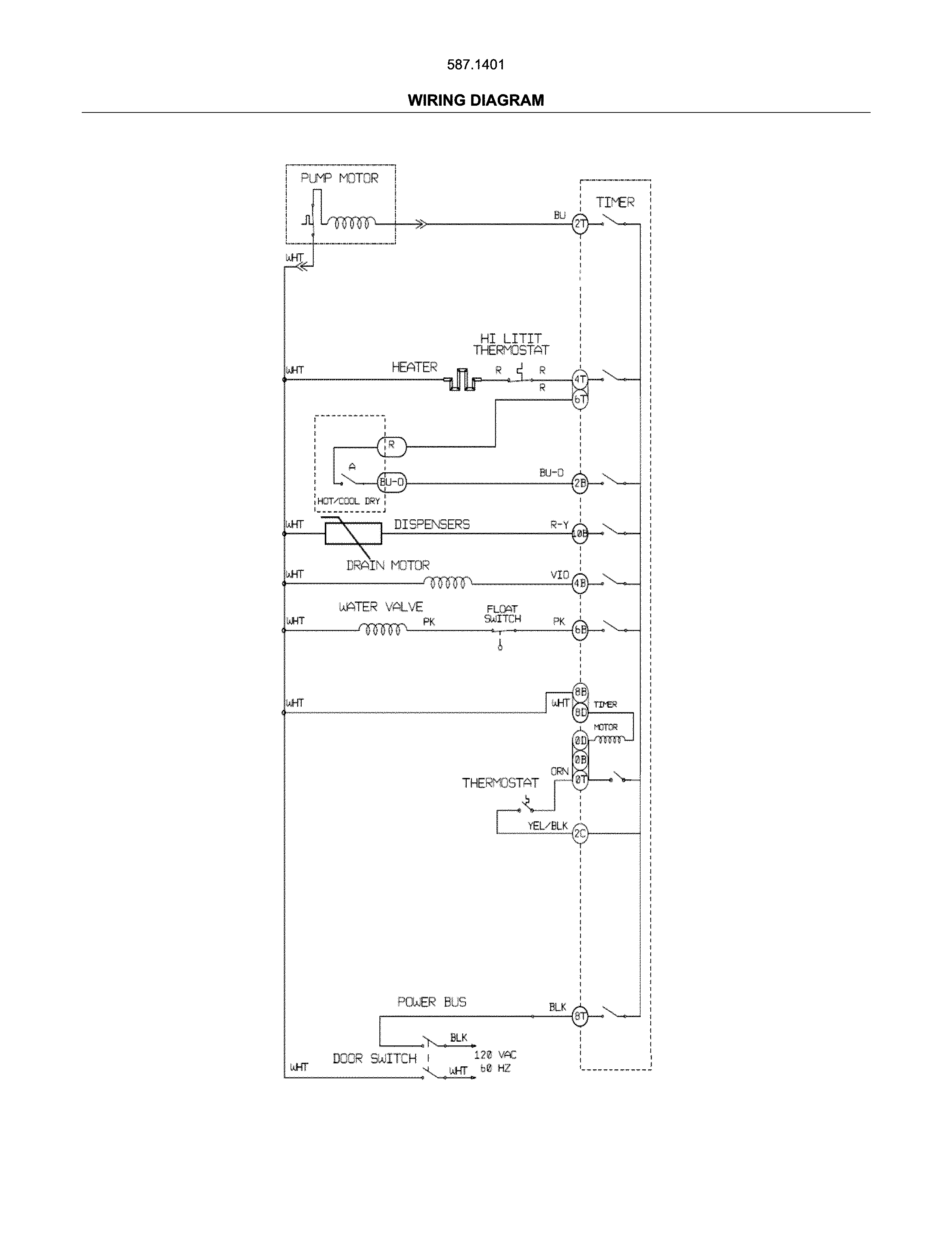 Kenmore 58714013415B wiring diagram diagram