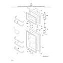 Kenmore 25370409610 doors diagram