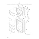 Kenmore 25360504414 doors diagram
