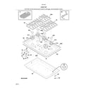 Kenmore Elite 79033233400 main top diagram
