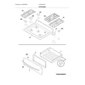Frigidaire LGGF3042KFT top/drawer diagram