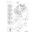 Frigidaire LGGF3043KFV burner diagram