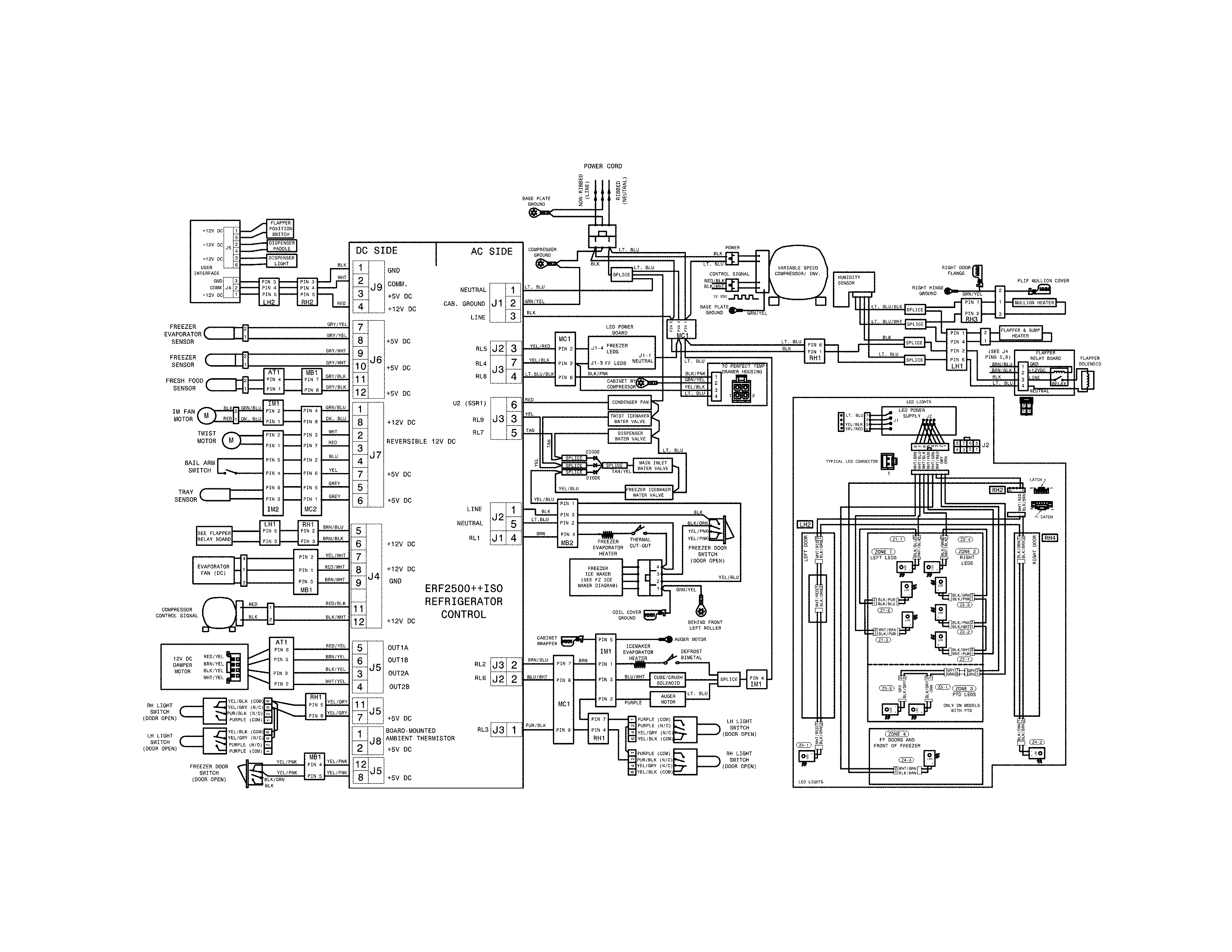 Electrolux EW23BC85KSDA wiring diagram diagram