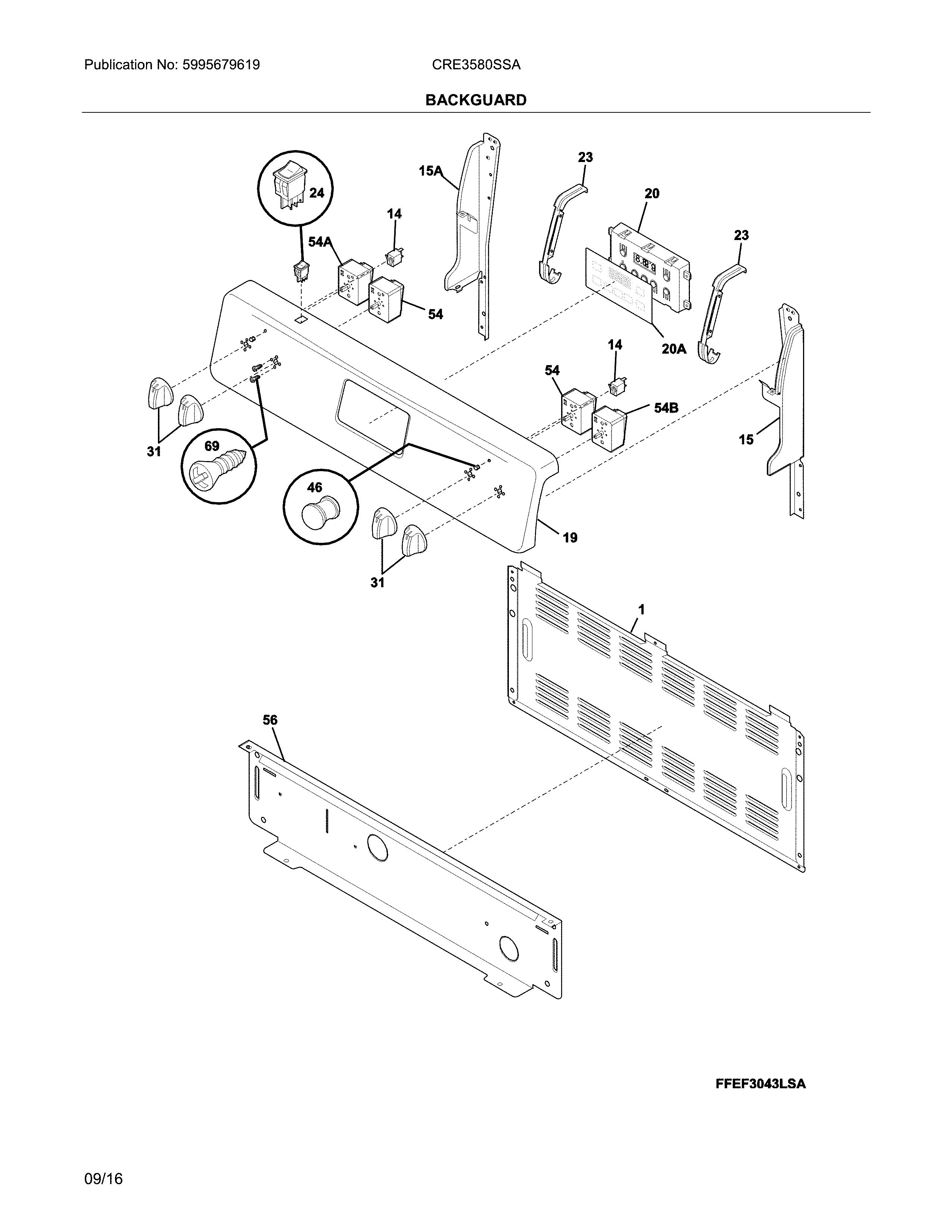 Crosley CRE3580SSA backguard diagram