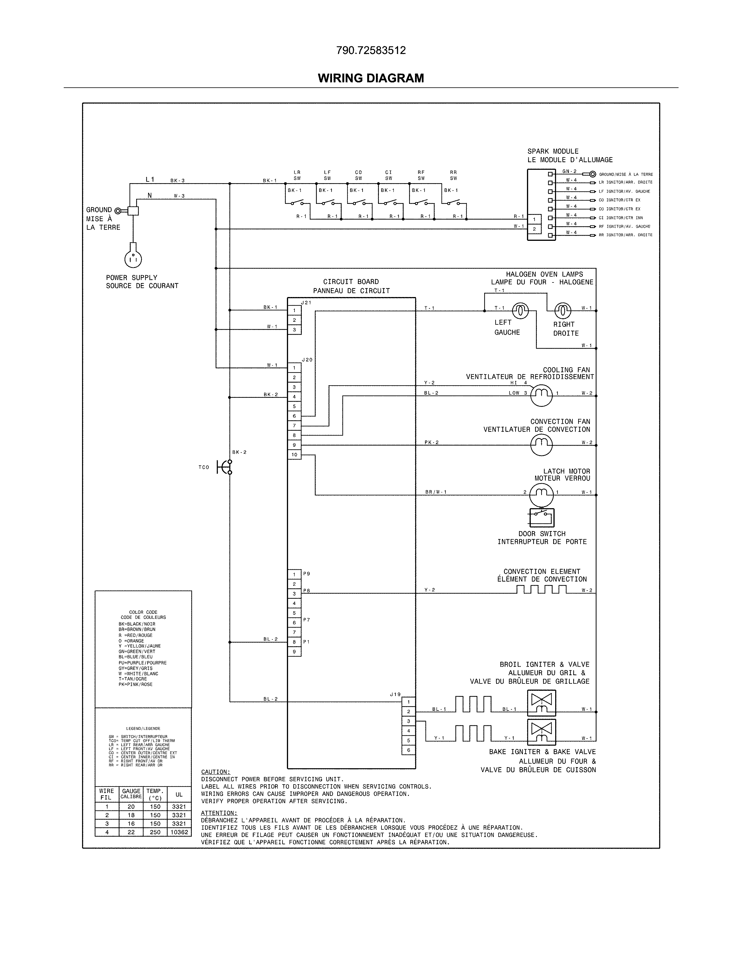 Kenmore Pro 79072583512 wiring diagram diagram