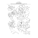 Kenmore 41771712511 motor/blower/belt diagram