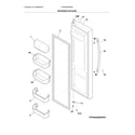 Frigidaire FGHS2355PF6B refrigerator door diagram
