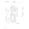Frigidaire FFTR2131QS1 door diagram