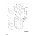 Frigidaire FFTR2021QS2 doors diagram