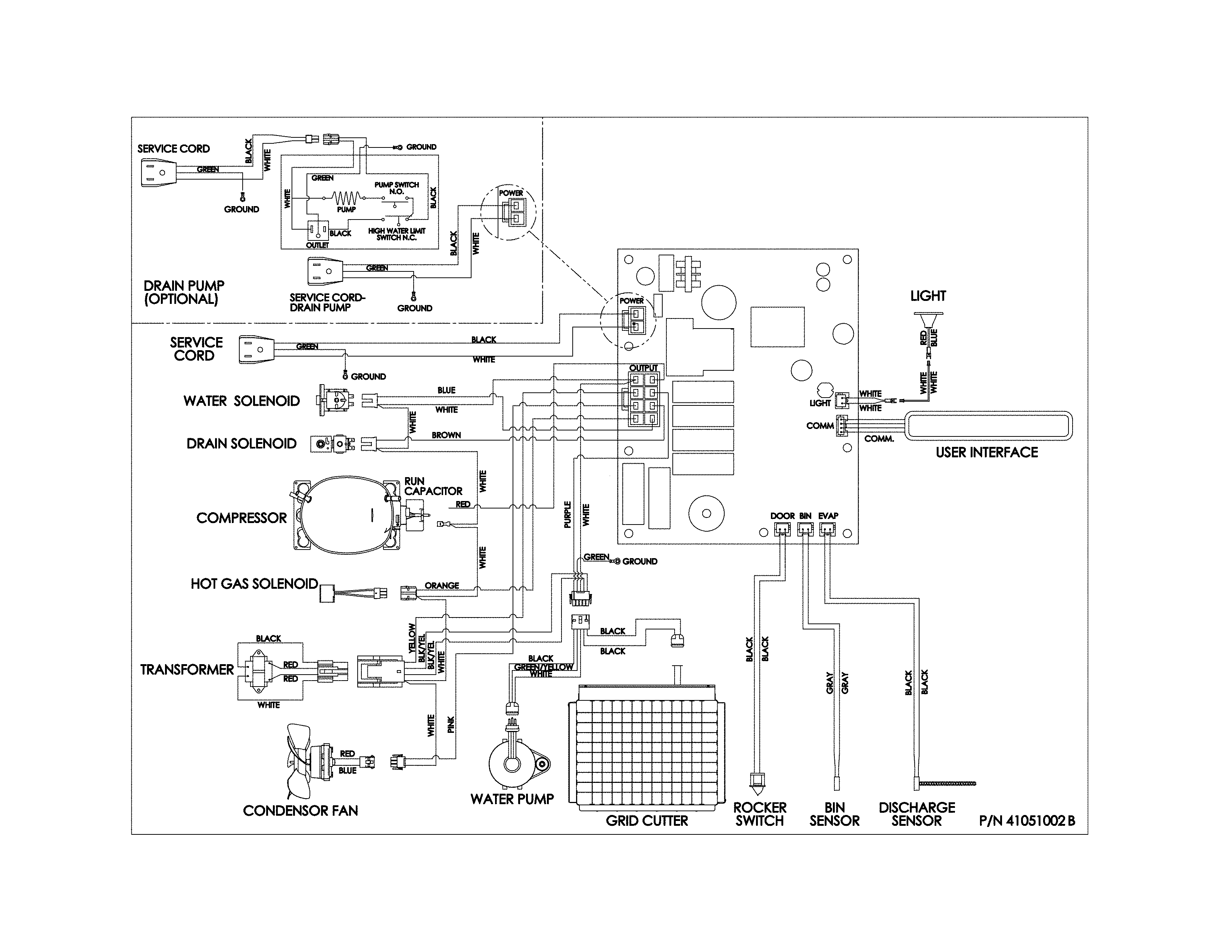 Electrolux UL15IM20RS1 wiring diagram diagram