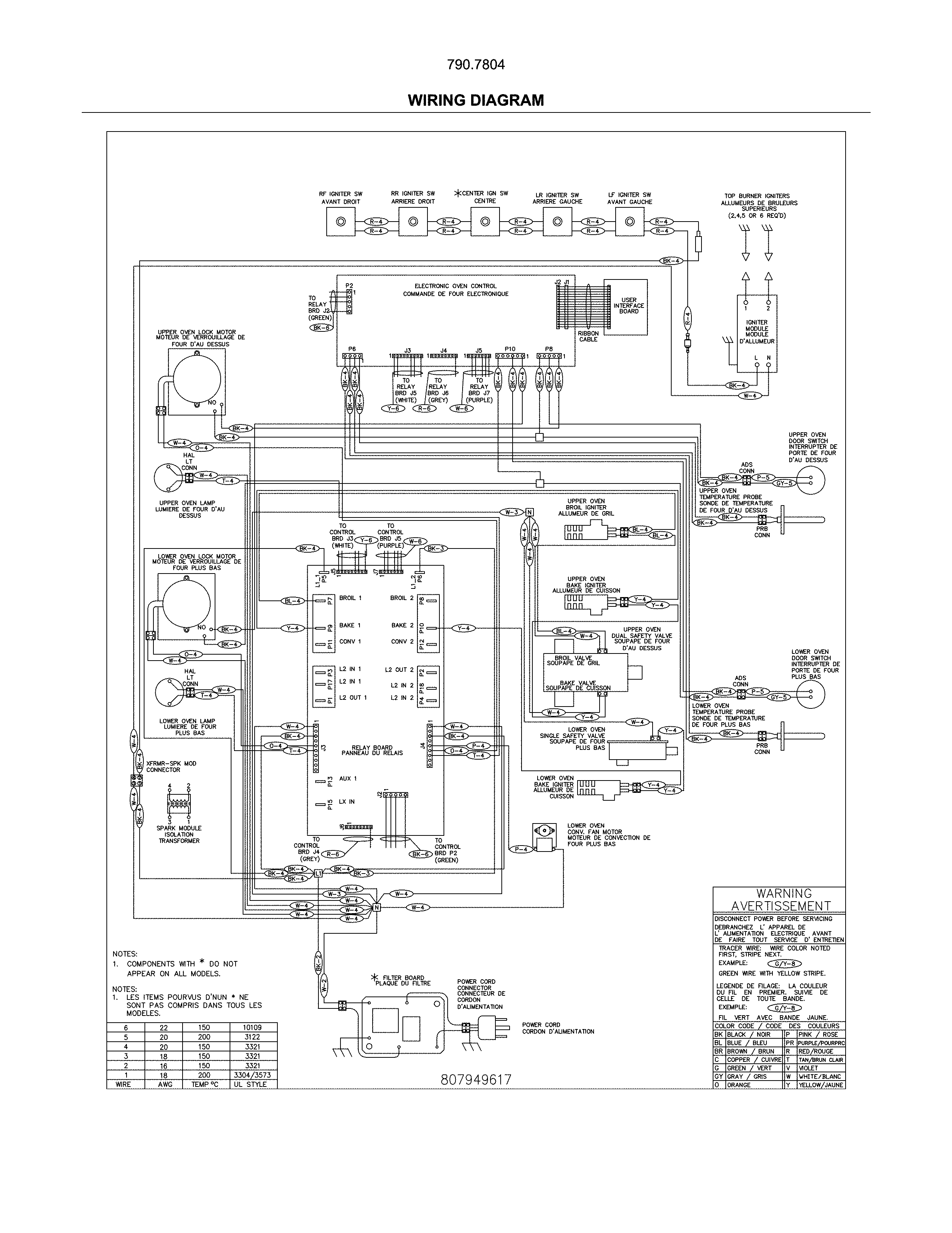 Kenmore 79078049413 wiring diagram diagram