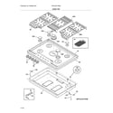 Frigidaire FPGC3077RSB main top diagram