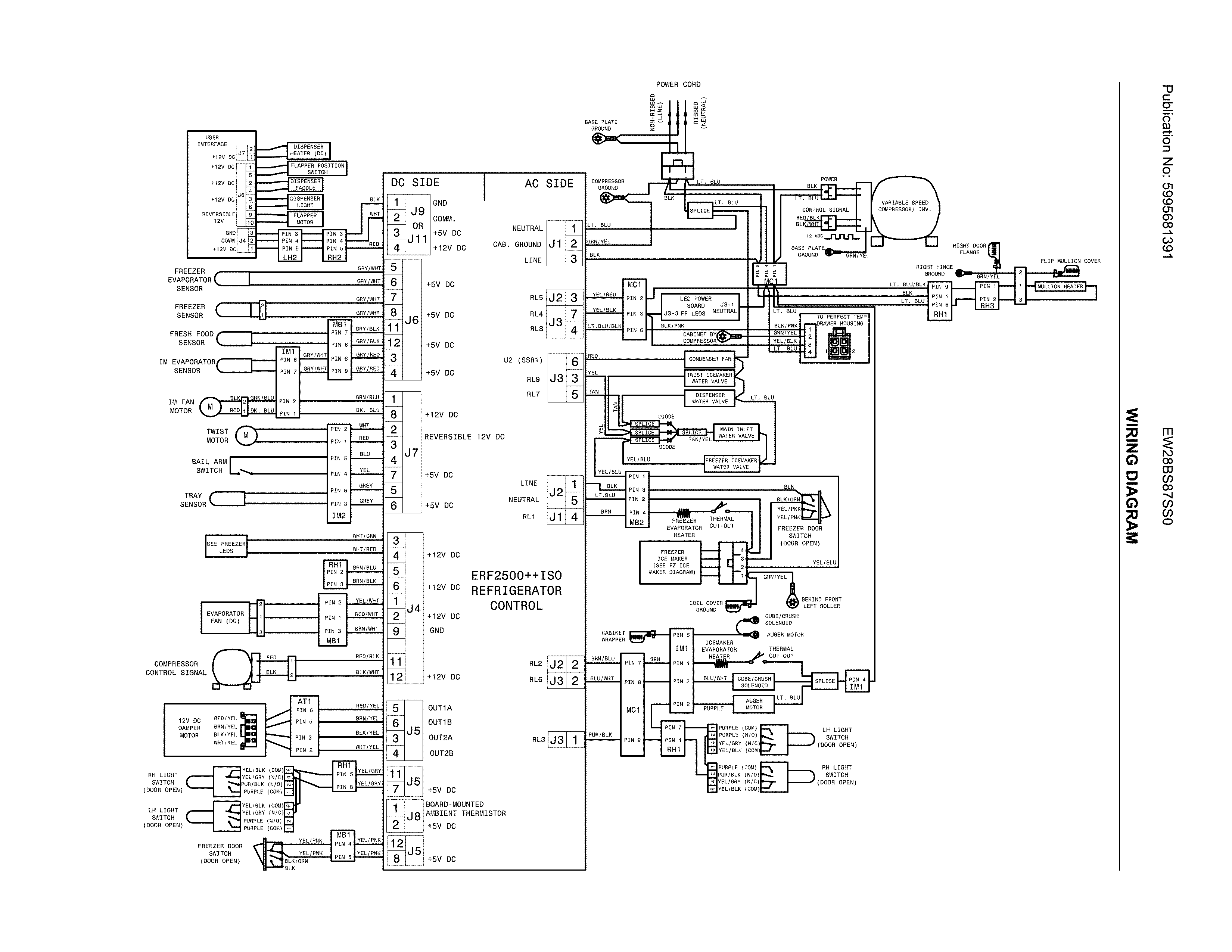 Electrolux EW28BS87SS0 wiring diagram diagram