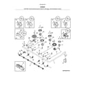 Kenmore Pro 79034913511 burner diagram