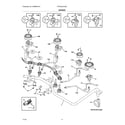 Frigidaire FFGC3613LSD burner diagram