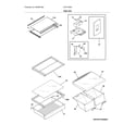 Frigidaire LGHT1846QP4 shelves diagram