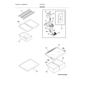 Frigidaire FFHI1831QP6 shelves diagram