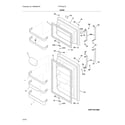 Frigidaire FFTR1821QS7A door diagram