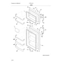 Frigidaire FFHT2131QE1 door diagram