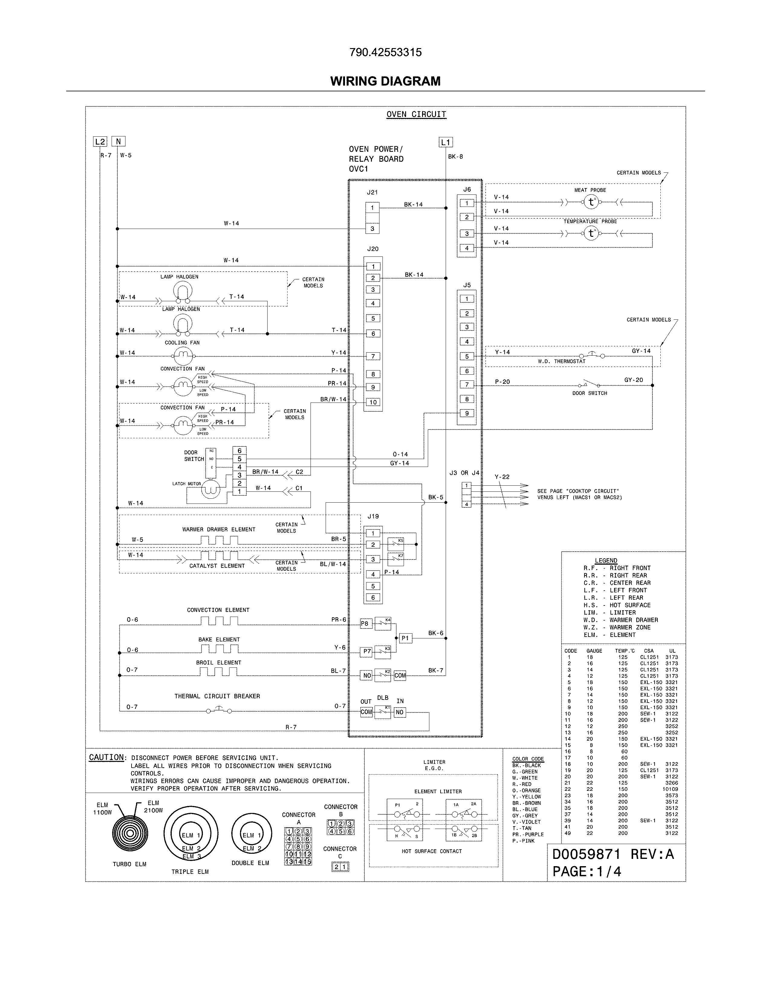 Kenmore Elite 79042553315 wiring diagram diagram
