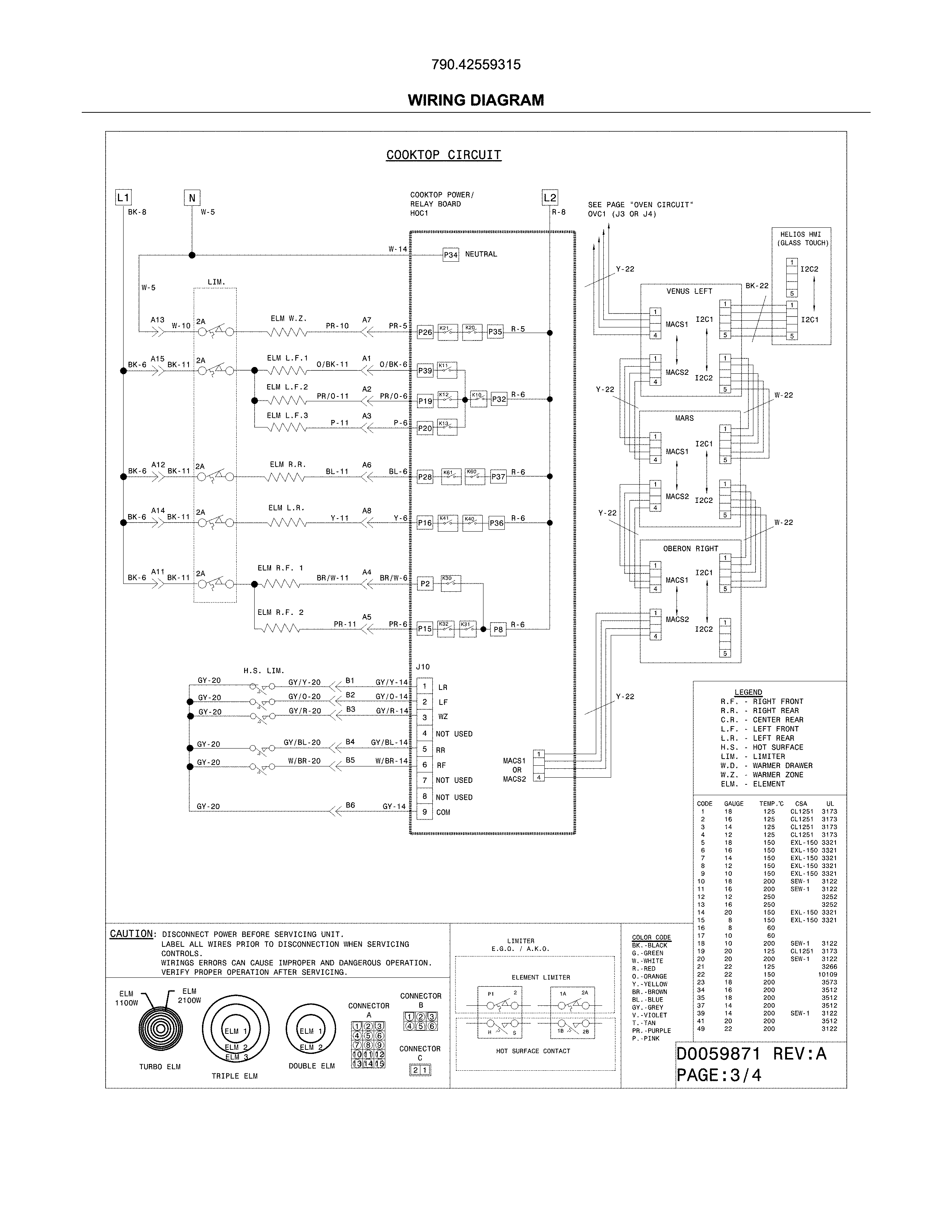 Kenmore Elite 79042559315 wiring diagram diagram