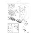 Frigidaire FFVU17F2SC0 cabinet diagram