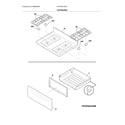 Frigidaire FFGF3021ZWG top/drawer diagram