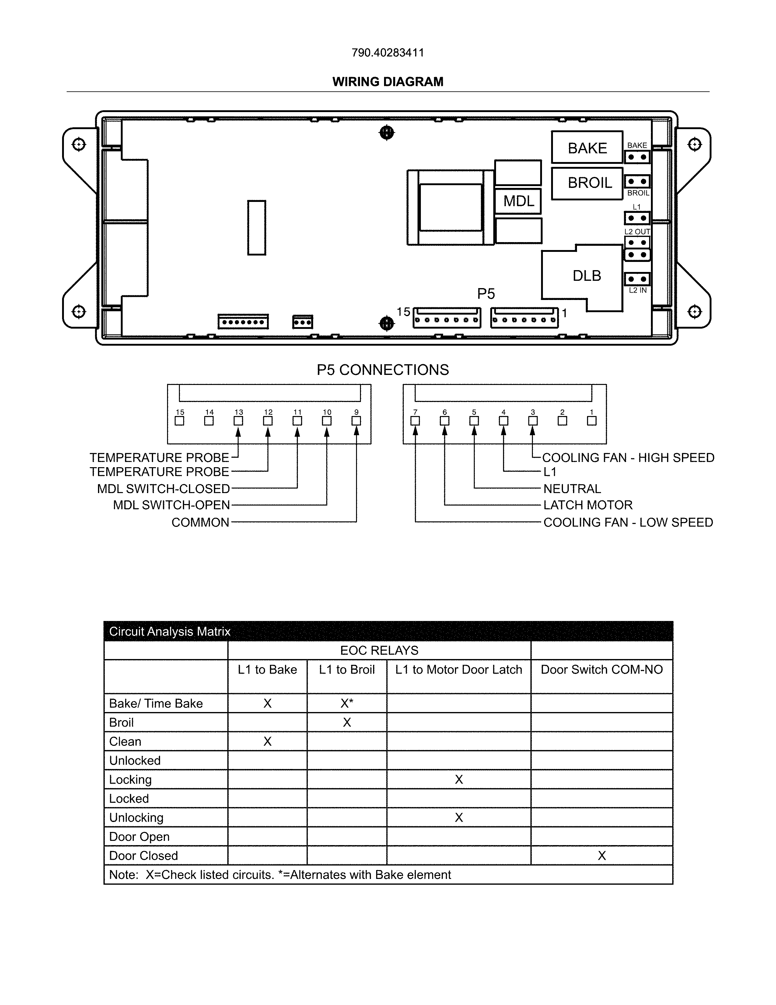 Kenmore 79040283411 wiring diagram diagram