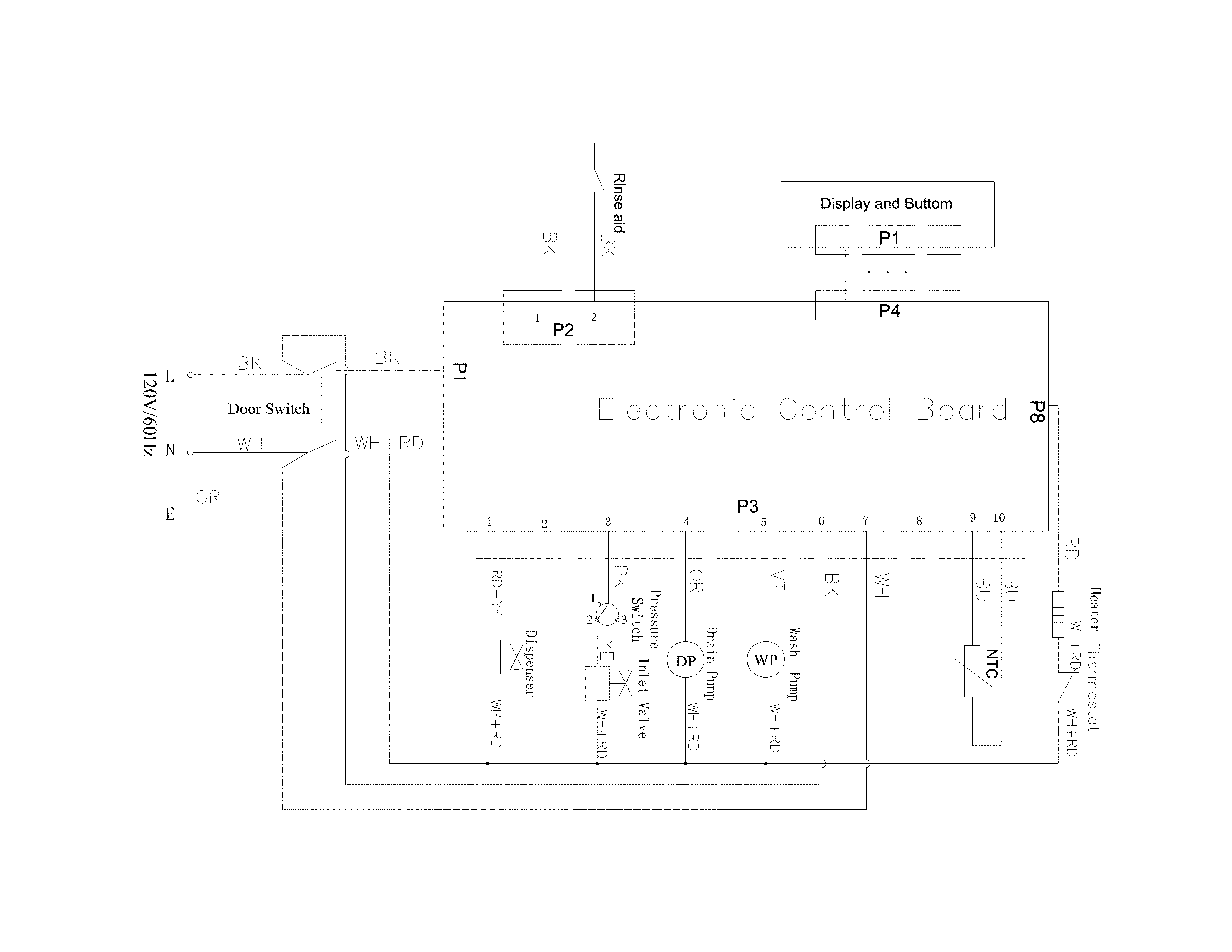 Kenmore 58712333F01B wiring diagram diagram