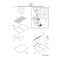 Kenmore 25370604414 shelves diagram