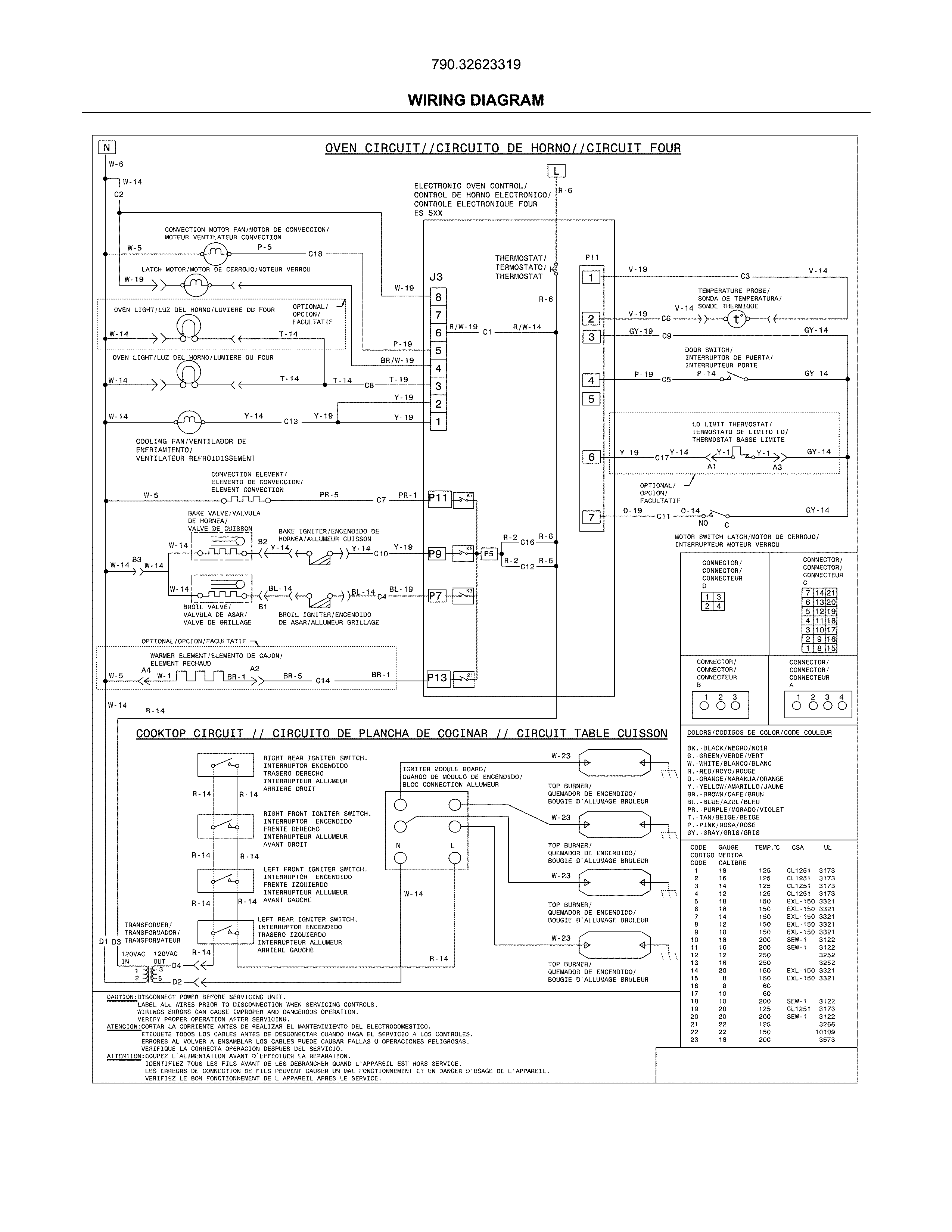 Kenmore Elite 79032623319 wiring diagram diagram