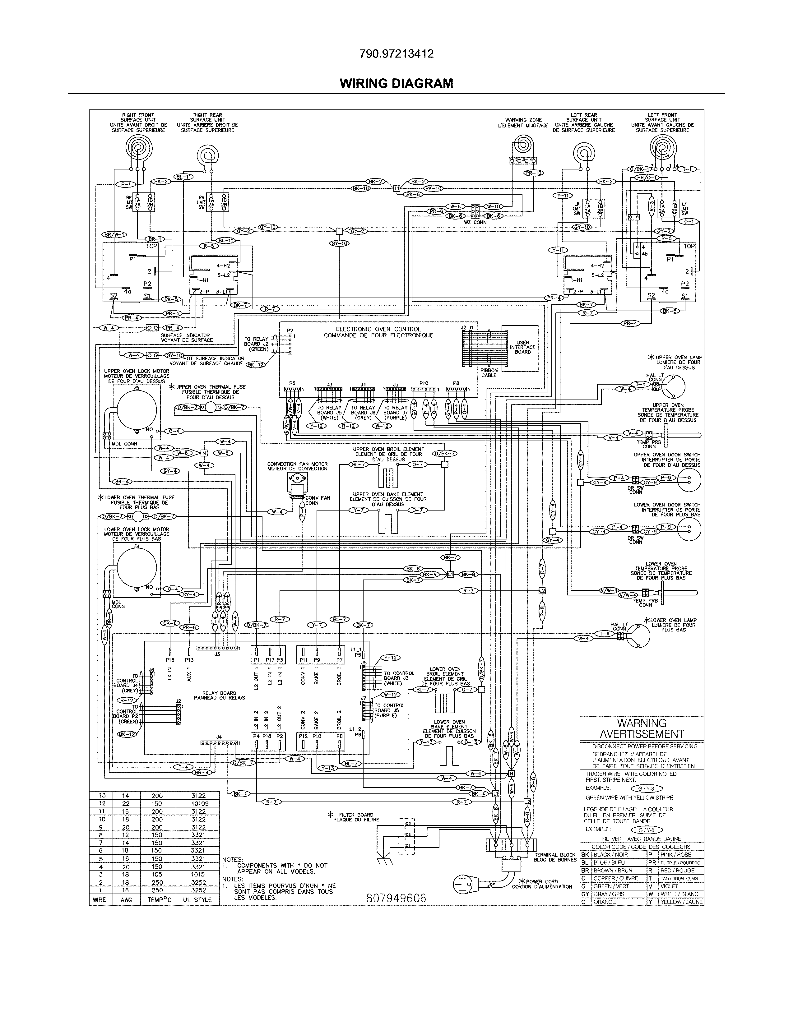 Kenmore 79097213412 wiring diagram diagram