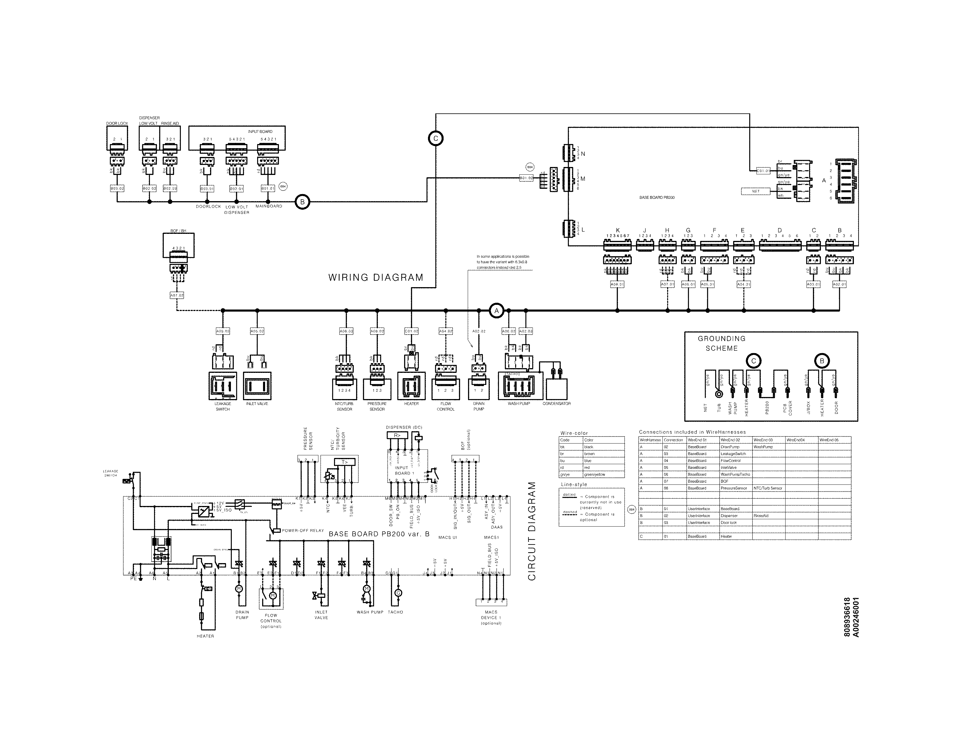 Frigidaire FGID2474QW6B wiring diagram diagram