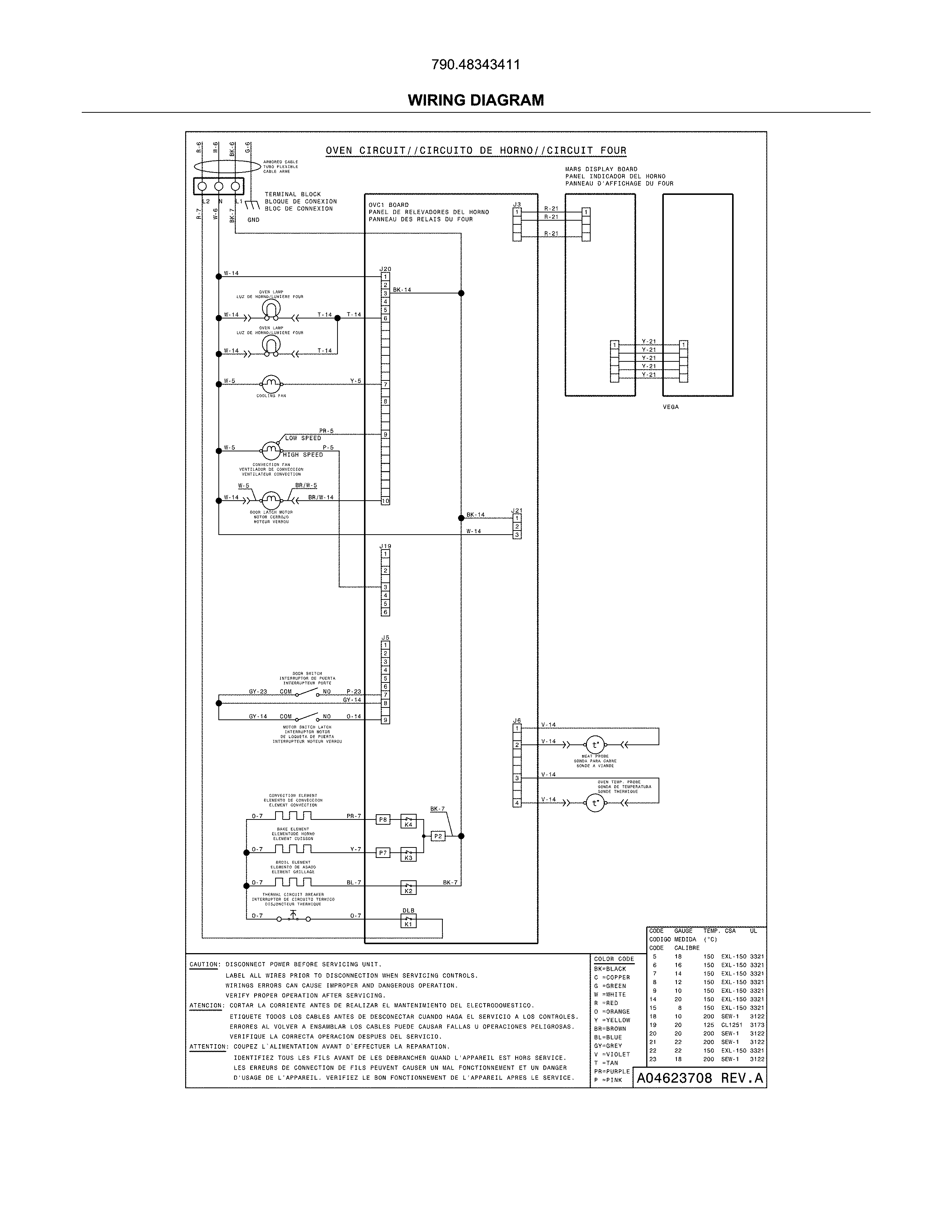 Kenmore Elite 79048343411 wiring diagram diagram
