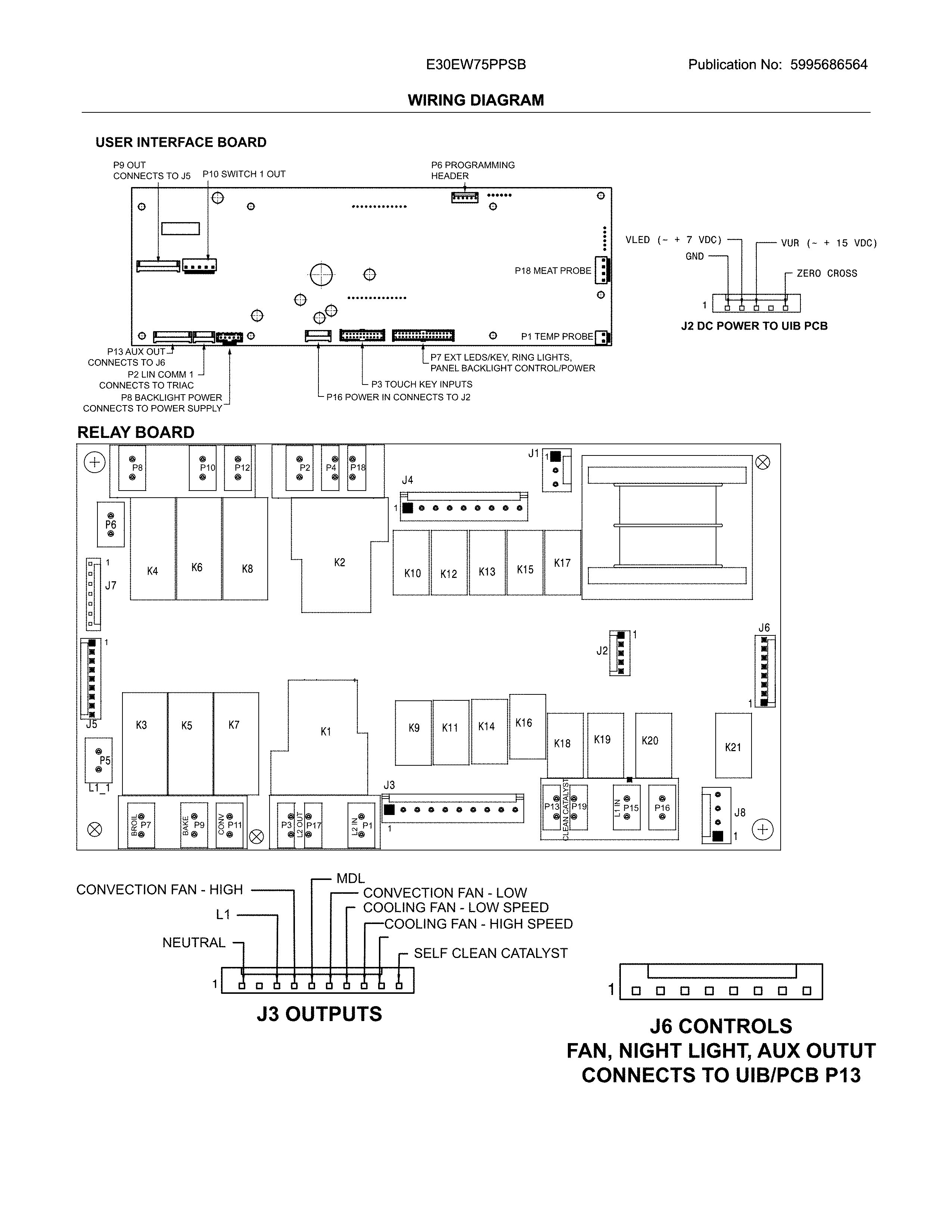 Electrolux E30EW75PPSB wiring diagram diagram