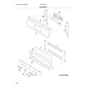 Frigidaire FGGF3058RBD backguard diagram