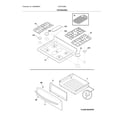 Frigidaire FGGF3058RBD top/drawer diagram